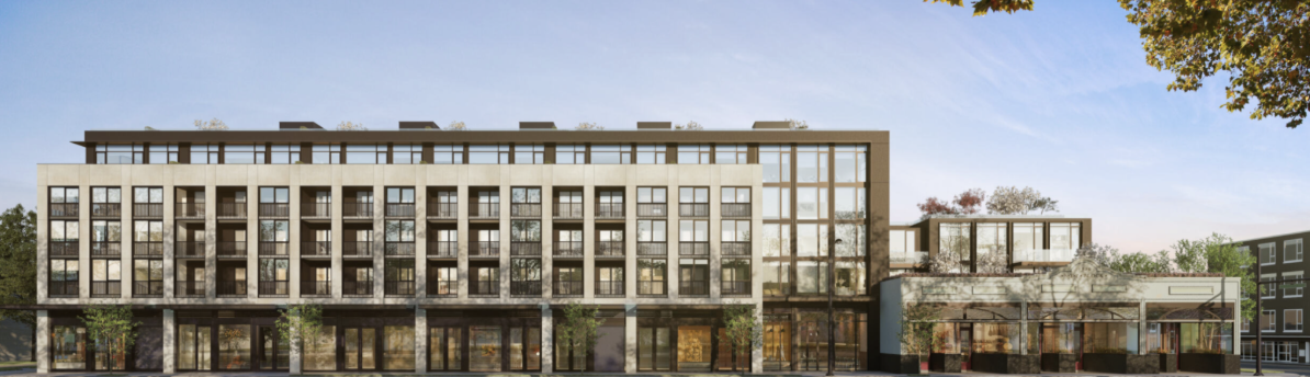 圖六｜Gryphon House 坐落於 Kerrisdale 核心生活圈，鄰近 Arbutus Greenway 與 Kerrisdale Village 商圈，展現溫西少見的低密度居住條件。
